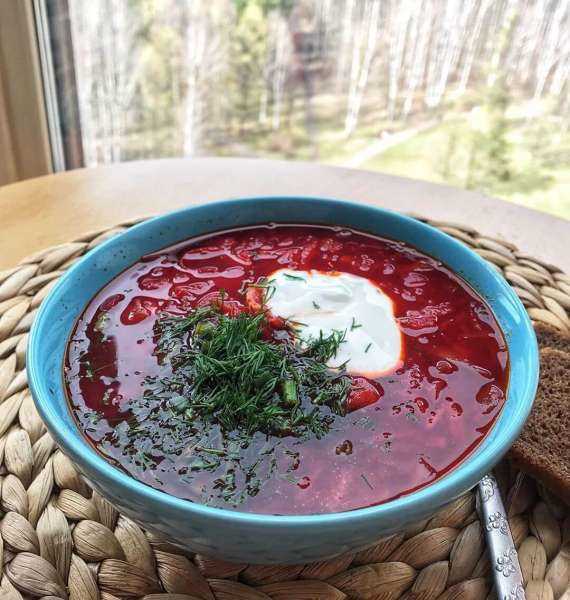 Борщ с индейкой