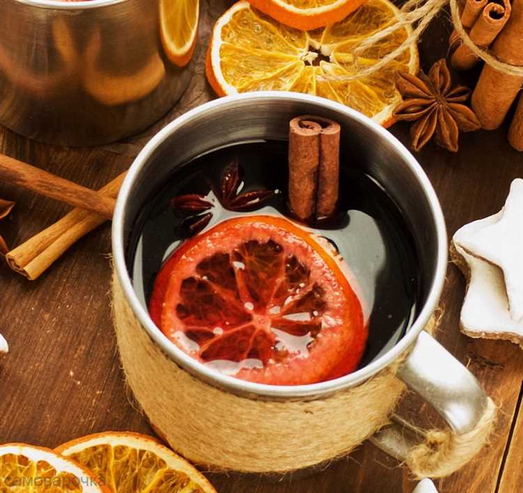 Чай с мандаринами и пряностями