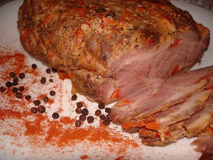 Колбаса из свинины в духовке