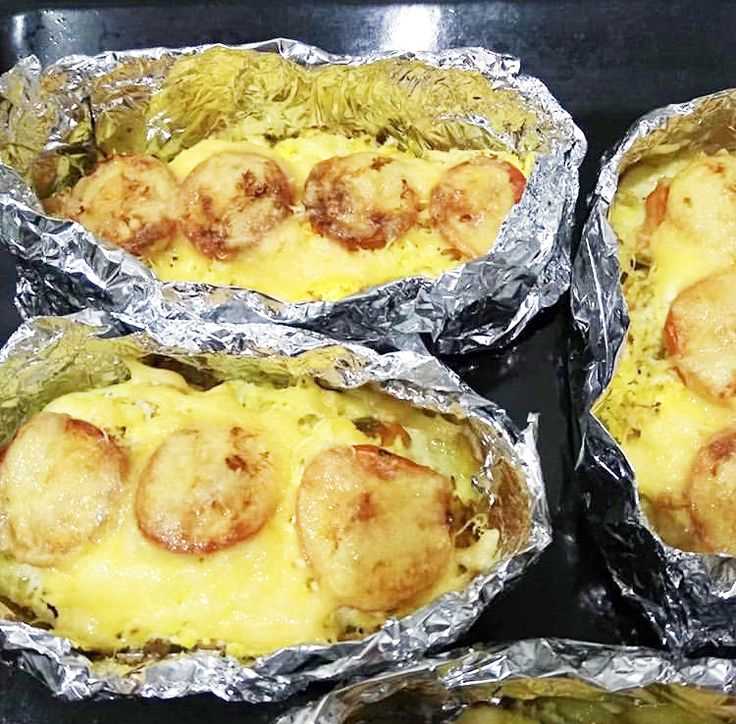 Красная рыба запечённая с картошкой