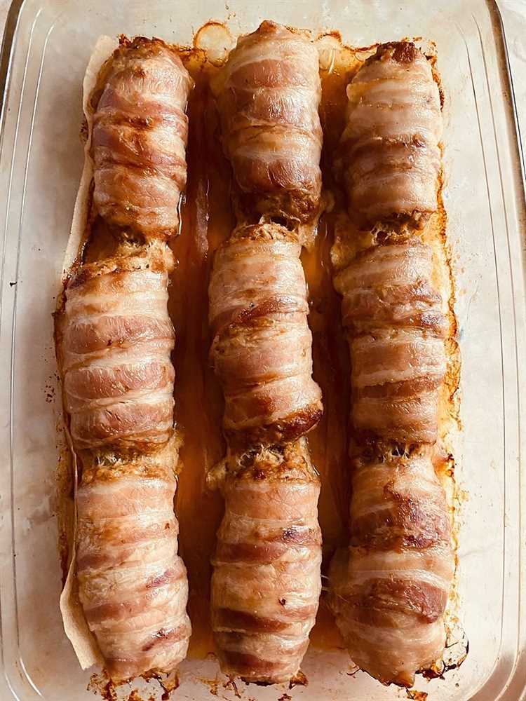 Кудяблики с куриным фаршем и беконом