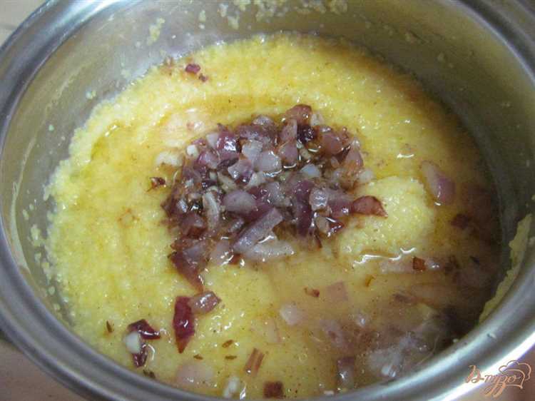 Кукурузная каша с сыром
