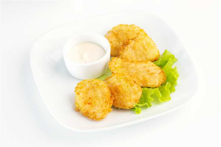 Куриные наггетсы с сыром