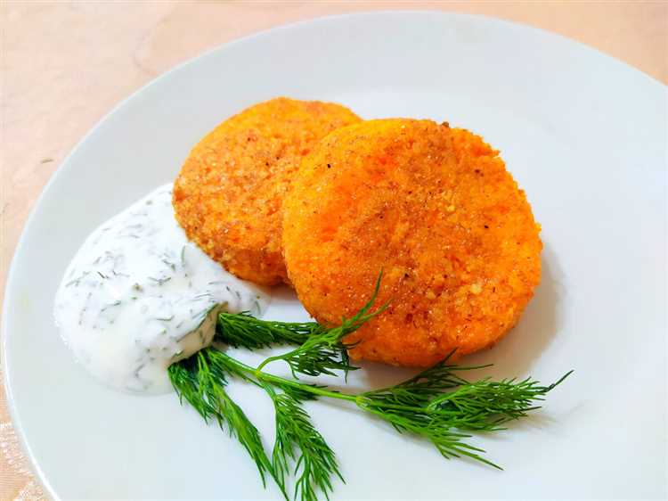 Морковные котлеты с манкой