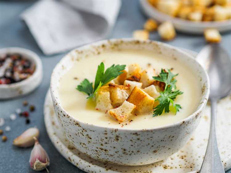 Сырный крем суп с картофелем
