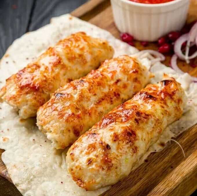 Сочный кебаб из курицы
