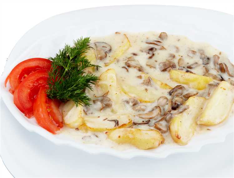 Соус бешамель с грибами