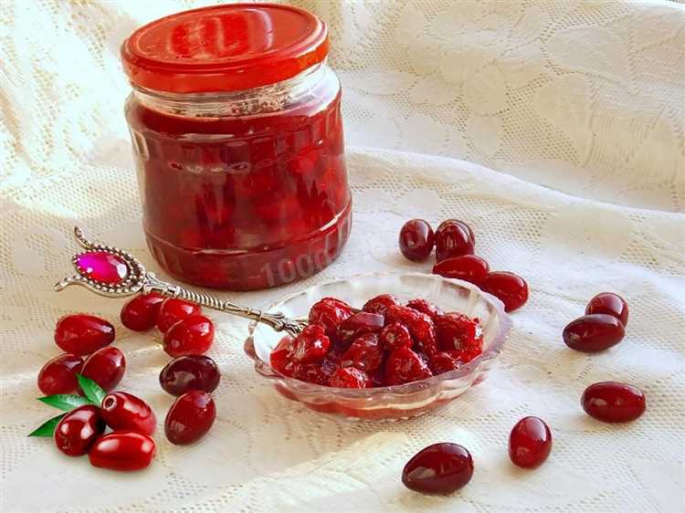 Варенье из кизила без варки на зиму